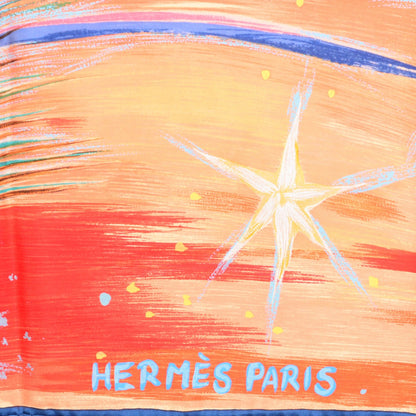 Hermes Silk Feux Du Ciel Scarf 90 3 of 6