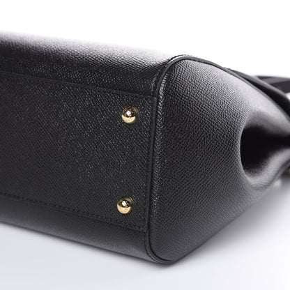 Dolce & Gabbana Dauphine Medium Miss Sicily Satchel Black 8 of 8