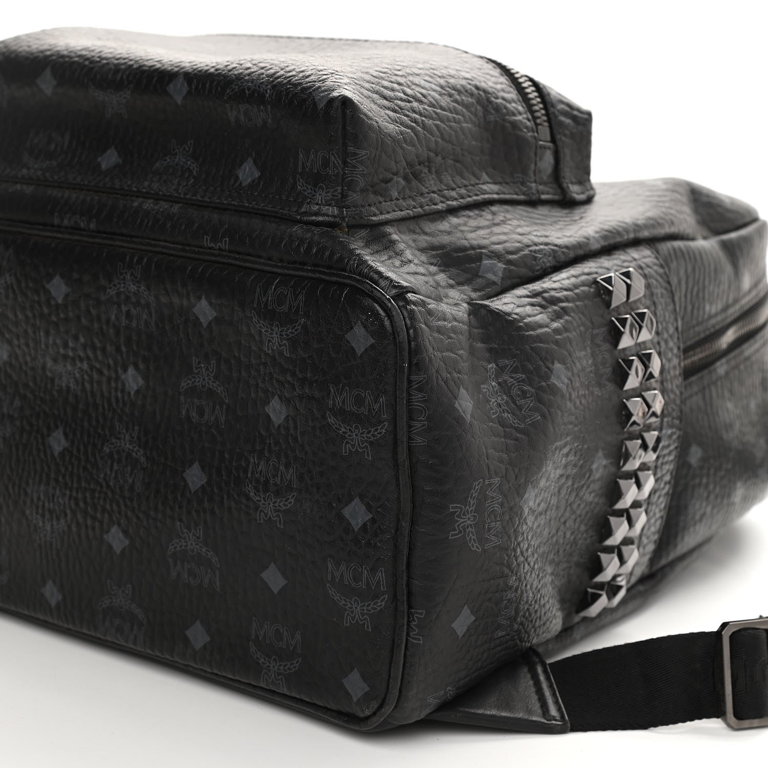 MCM Visetos Large Stark Backpack Black 11 of 16