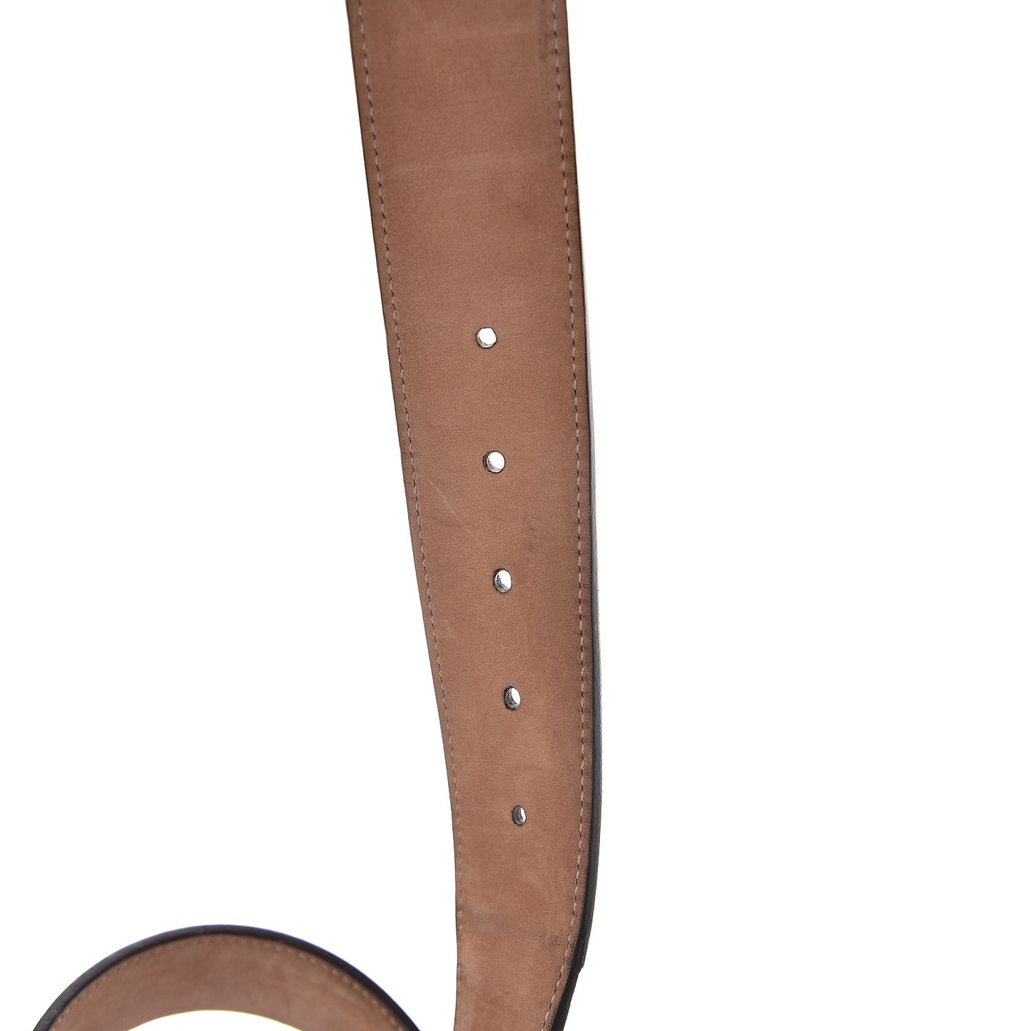 Calfskin Web Interlocking G Belt 105 42 Dark Brown