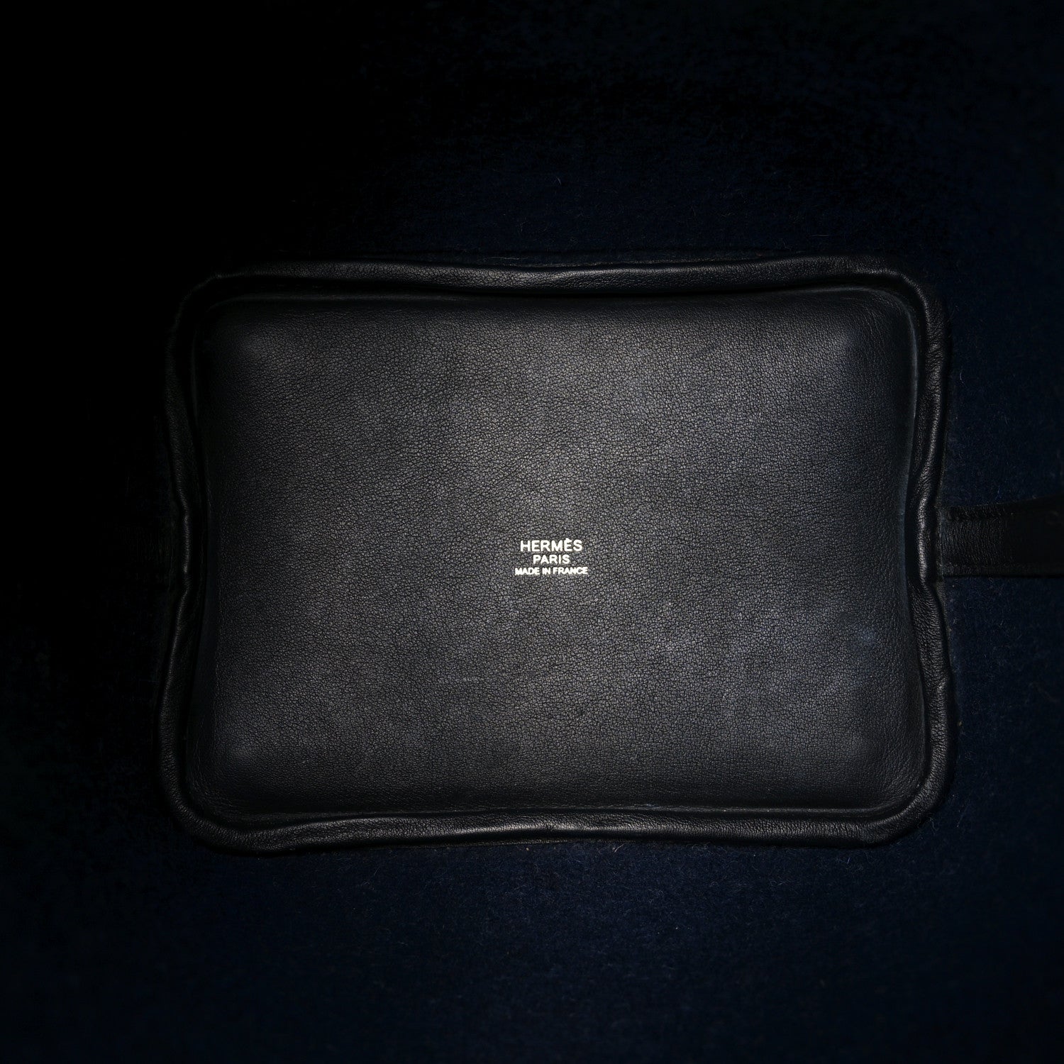 Hermes Feutre Swift Picotin Lock 18 PM  Bleu Nuit Black 6 of 10