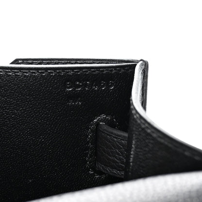 Hermes Togo Kelly Depeches 25 Pouch Black 8 of 11