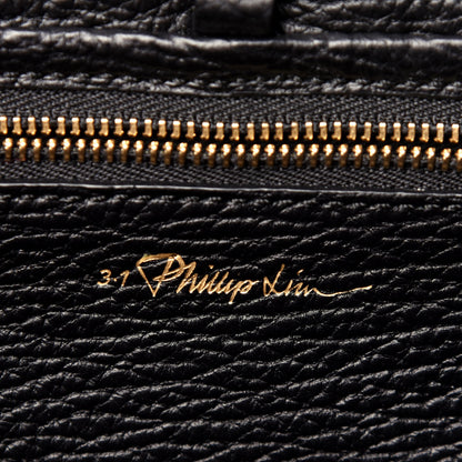 3.1 Phillip Lim Textured Calfskin Medium Pashli Satchel Black 7 of 13