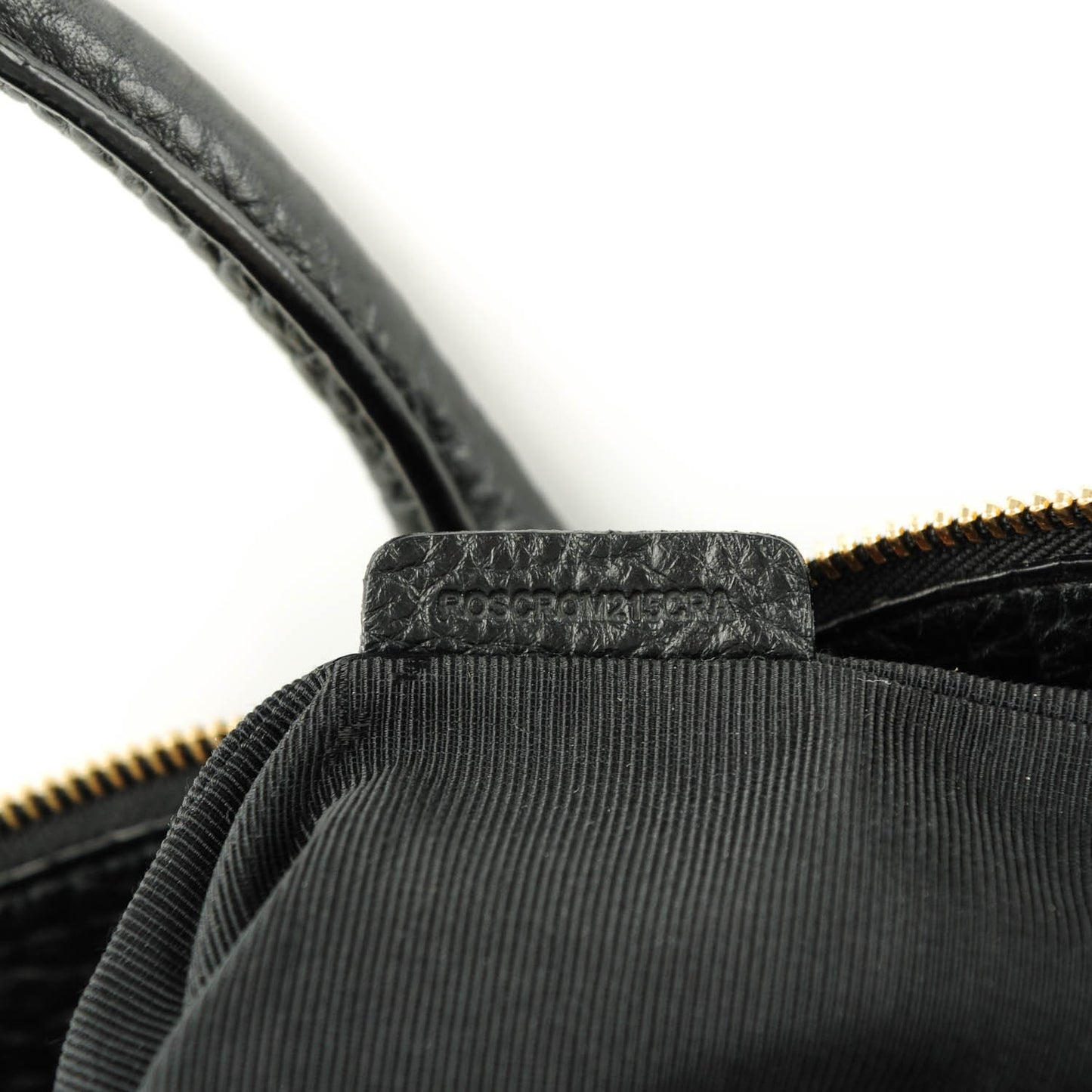 Heritage Grain Check Embossed Medium Dewsbury Tote Black