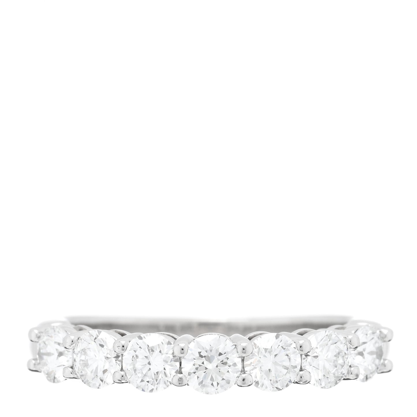 Platinum Diamond .91ctw 3.5mm Embrace Band Ring 52 6