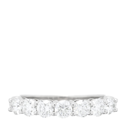 Tiffany Platinum Diamond .91ctw 3.5mm Embrace Band Ring 52 6 1 of 5