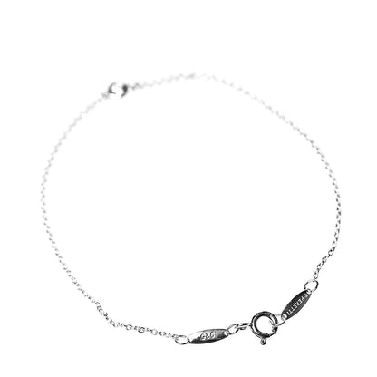 Tiffany Sterling Silver Diamond .05ct Elsa Peretti Diamonds by the Yard Bracelet 2 of 6