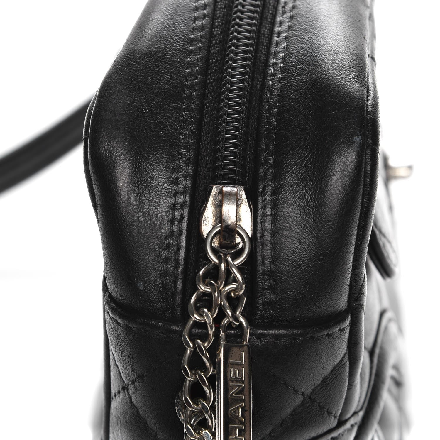 Chanel Calfskin Quilted Cambon Camera Case Black 11 of 11
