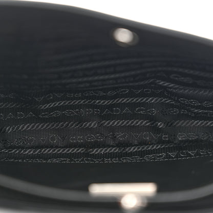 Prada Spazzolato Cleo Shoulder Bag Black 5 of 12