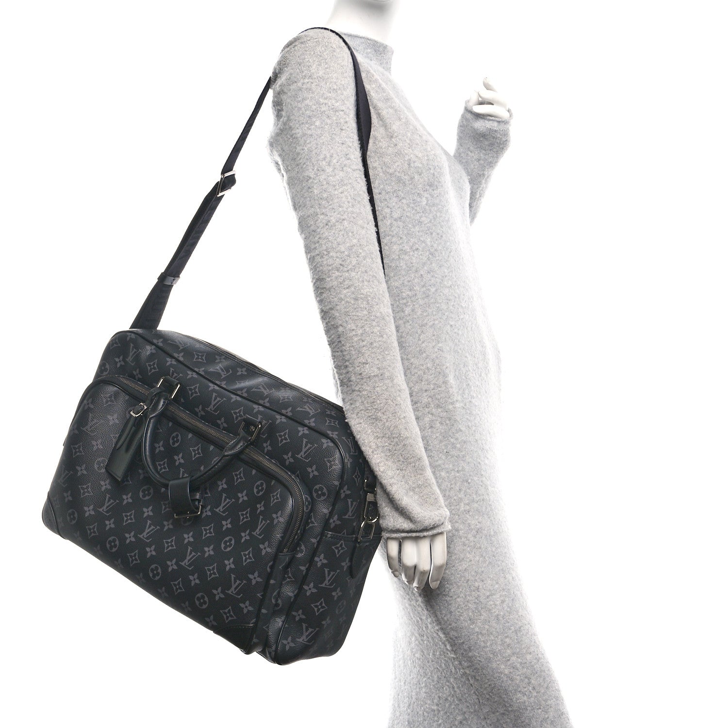 Louis Vuitton Monogram Eclipse Weekender Bag 2 of 9