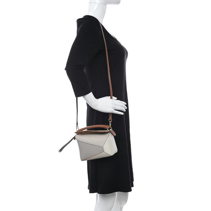 Loewe Calfskin Mini Puzzle Edge Bag Ghost Soft White 2 of 11