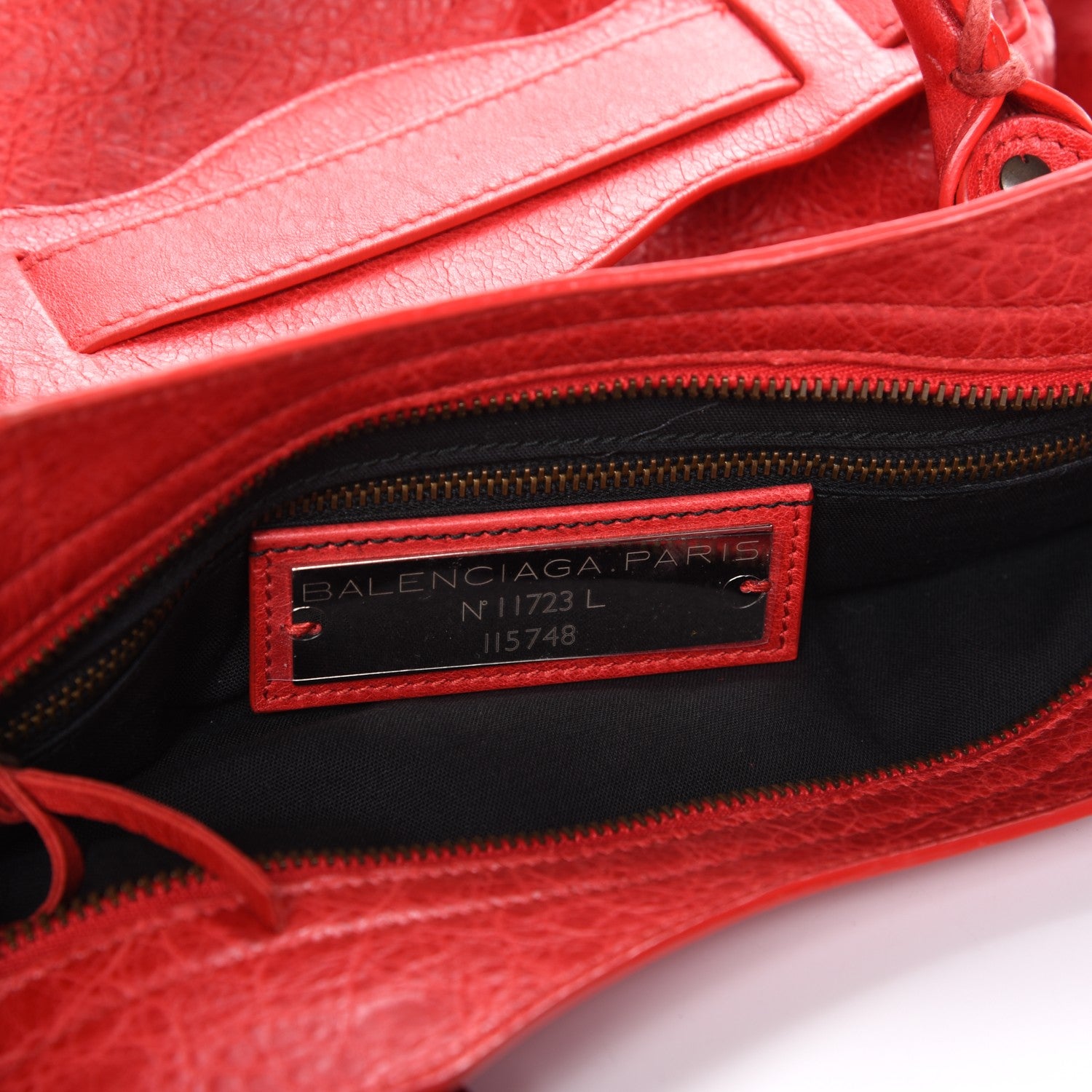 Balenciaga Agneau Classic Hardware City Rouge Coquelicot 7 of 9