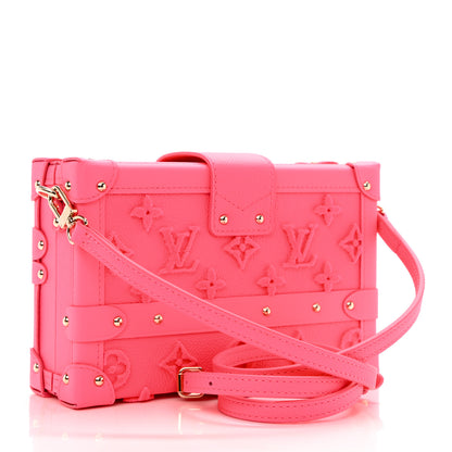 Louis Vuitton Monogram Tuffetage Petite Malle Rose Fluo 3 of 8
