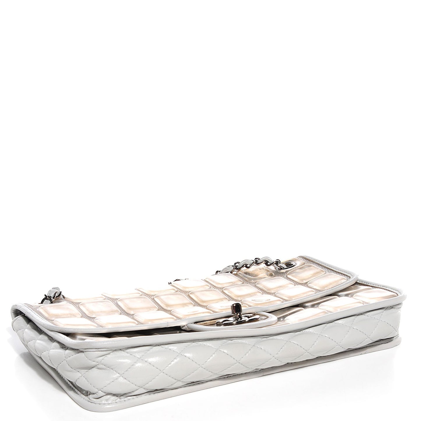 Vinyl Ice Cube Large Flap Bag