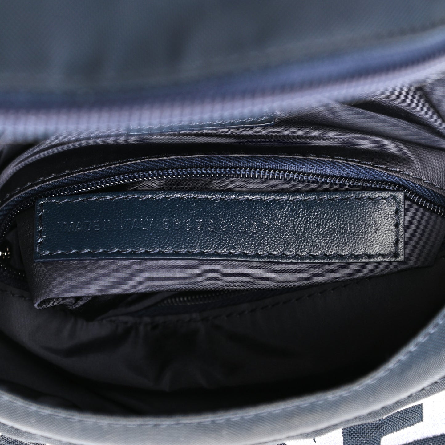 Sport Nylon Logo Embroidered Wheel Backpack Navy Blue Red