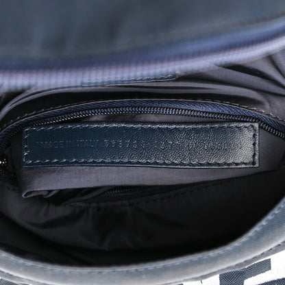 Balenciaga Sport Nylon Logo Embroidered Wheel Backpack Navy Blue Red 7 of 10