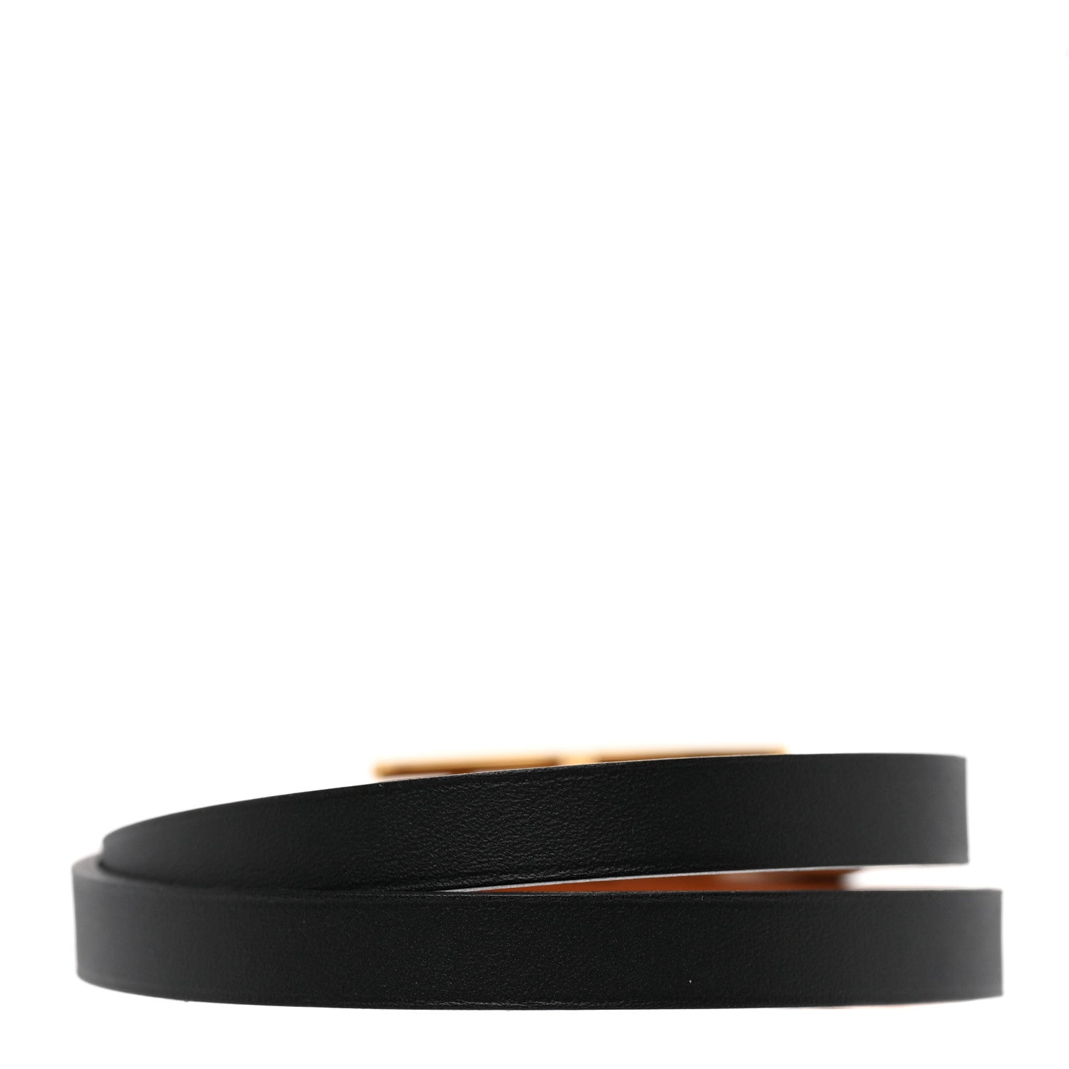 Hermes Chamonix Behapi Double Tour Bracelet T6 Black Fauve 3 of 4