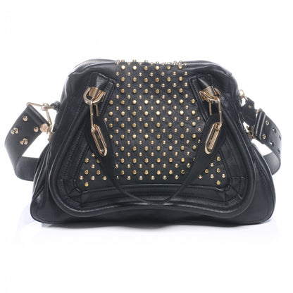 Chloe Leather Studded Medium Paraty Black 1 of 7