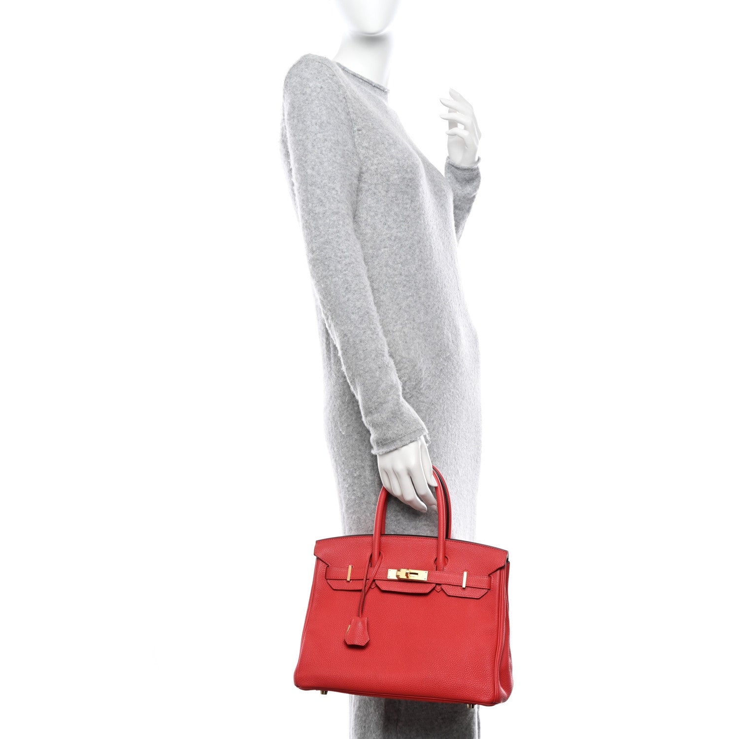 Hermes Togo Birkin 30 Rouge Pivoine 2 of 14