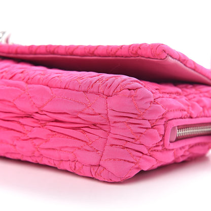 Miu Miu Faille Matelasse Crystal Flap Clutch Pink 10 of 10