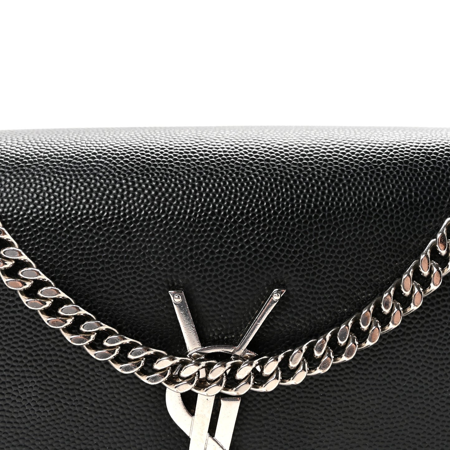 Grain De Poudre Small Classic Monogram Kate Tassel Satchel Black