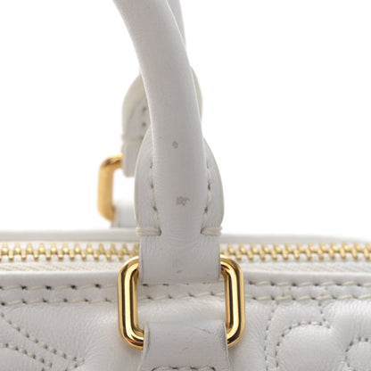 Louis Vuitton Calfskin Bubblegram Papillon BB Snow White 15 of 15