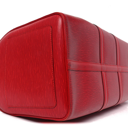 Louis Vuitton Epi Keepall 50 Castillan Red 7 of 8