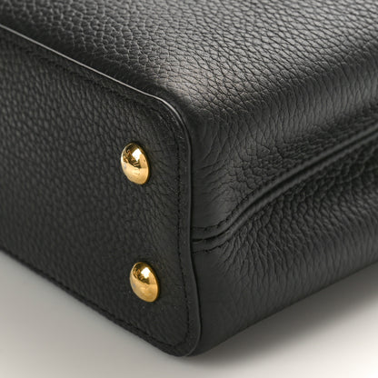 Louis Vuitton Taurillon Snakeskin Mini Capucines Black 8 of 8
