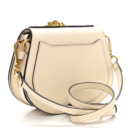 Chloe Calfskin Suede Small Nile Bracelet Bag Off White 3 of 11