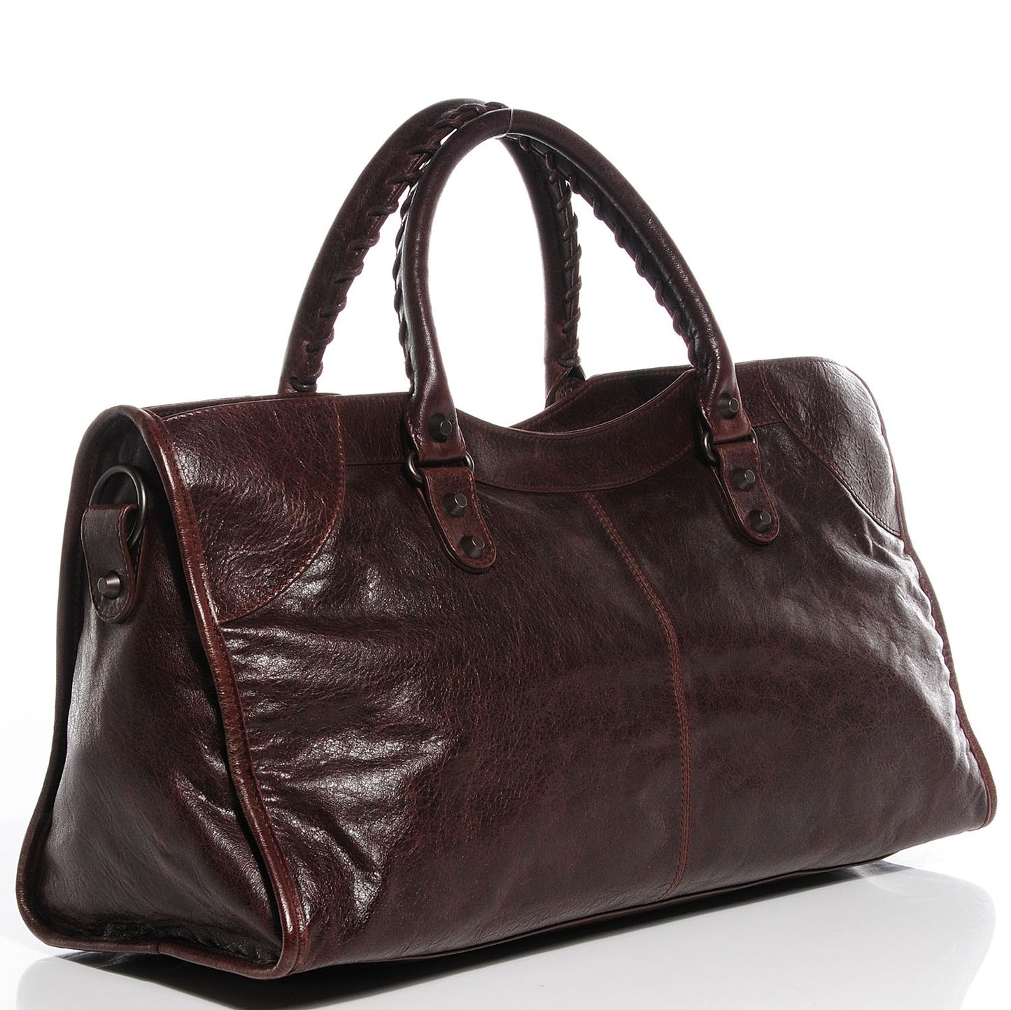 Agneau Classic Hardware Part Time Cigare Fonce