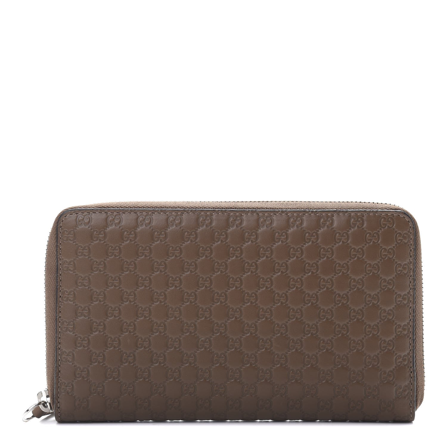 Gucci Microguccissima Large Zip Around Organizer Wallet Acero 1 of 7