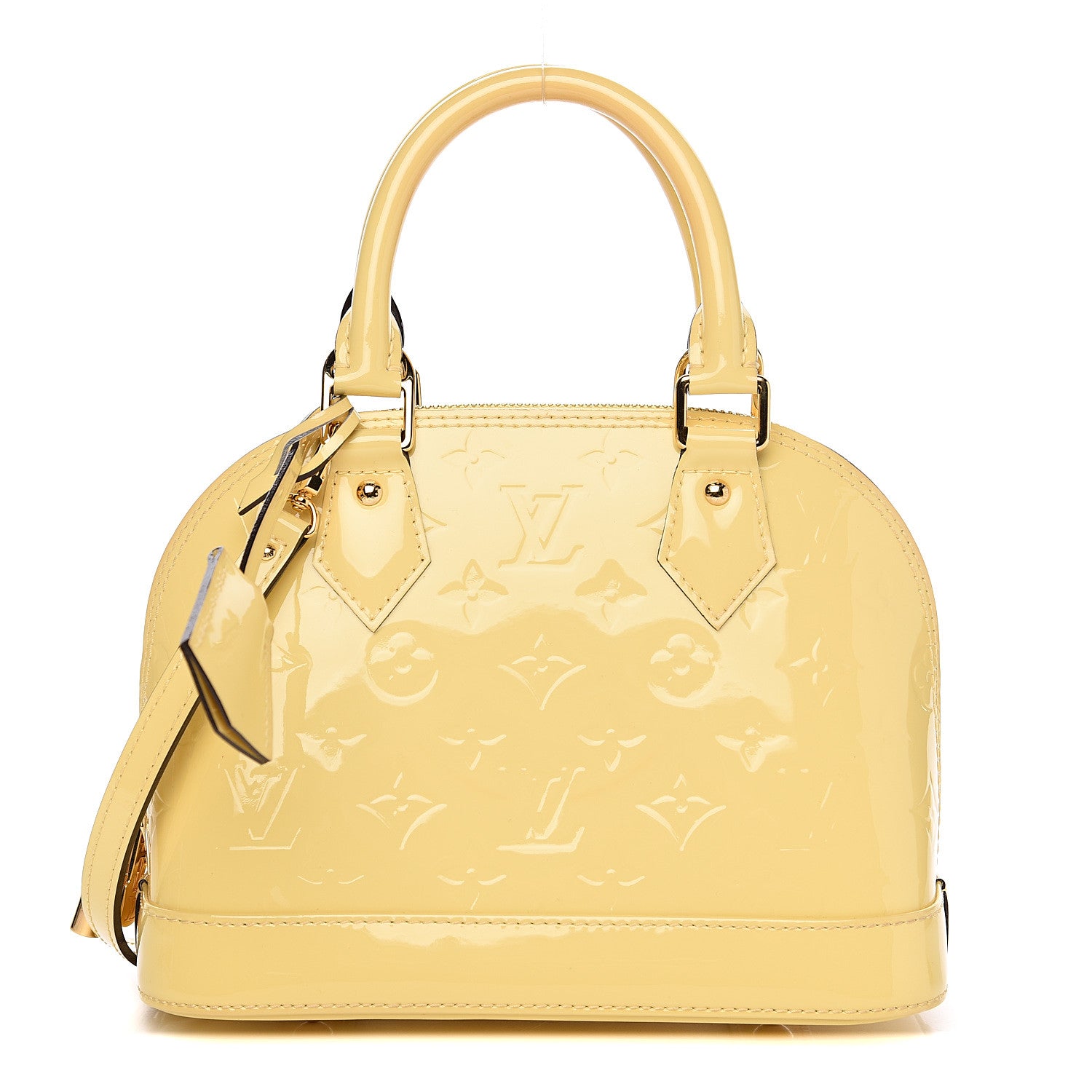 Louis Vuitton Vernis Alma BB Citrine 1 of 11