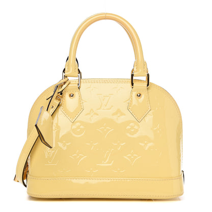 Louis Vuitton Vernis Alma BB Citrine 1 of 11