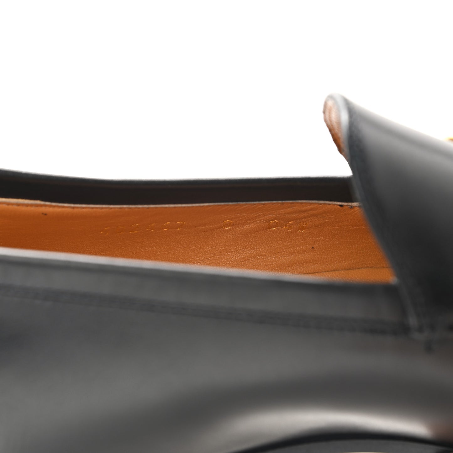 Calfskin Horsebit Mens Jordaan Loafers 8 Black
