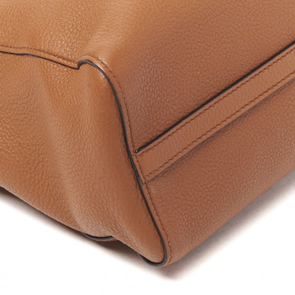 Prada Vitello Phenix Tote Brown 5 of 8