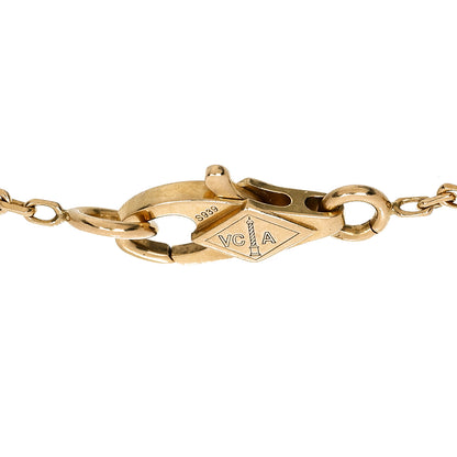 Van Cleef & Arpels 18K Yellow Gold Mother of Pearl Sweet Alhambra Bracelet 4 of 7