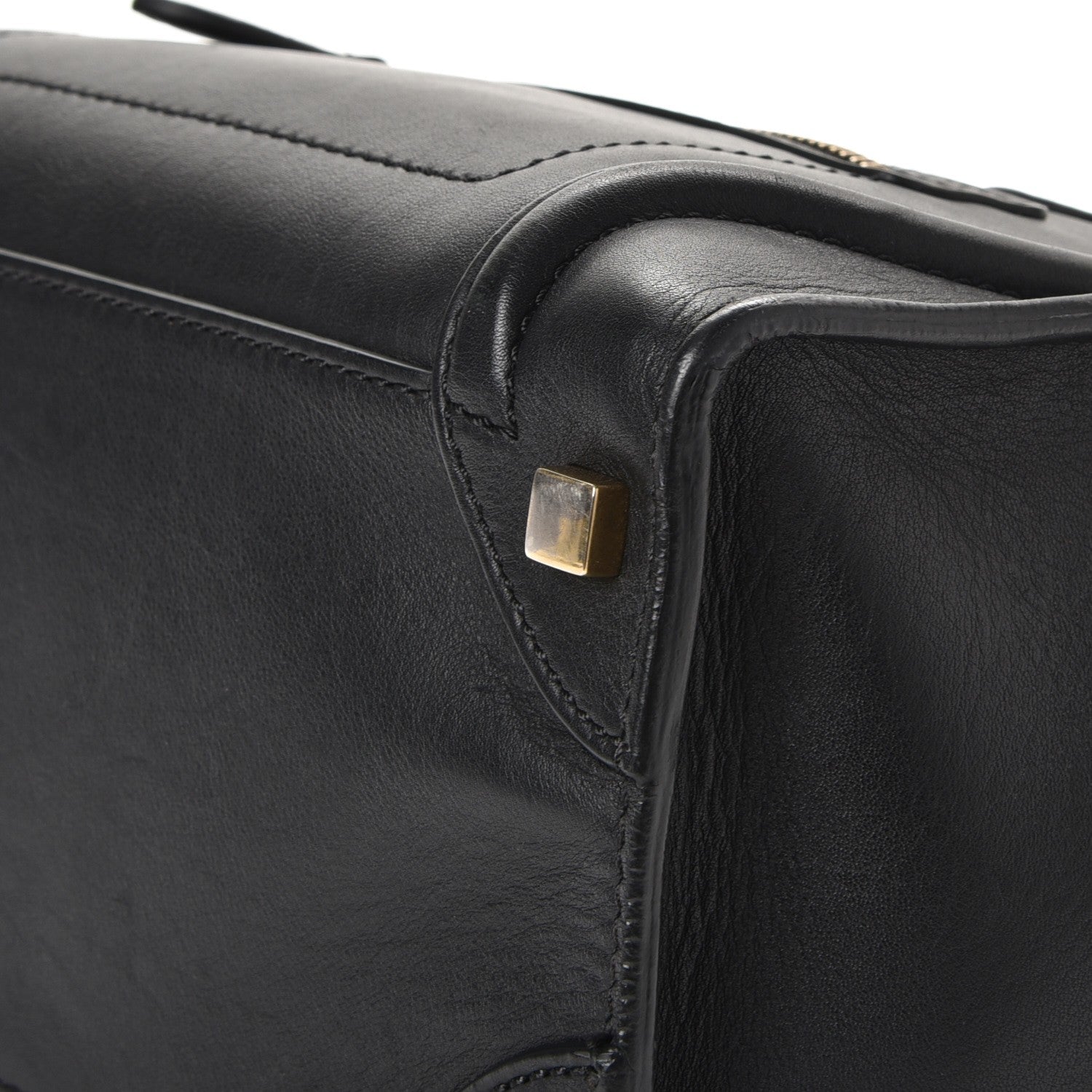 Celine Smooth Calfskin Micro Luggage Black 13 of 17