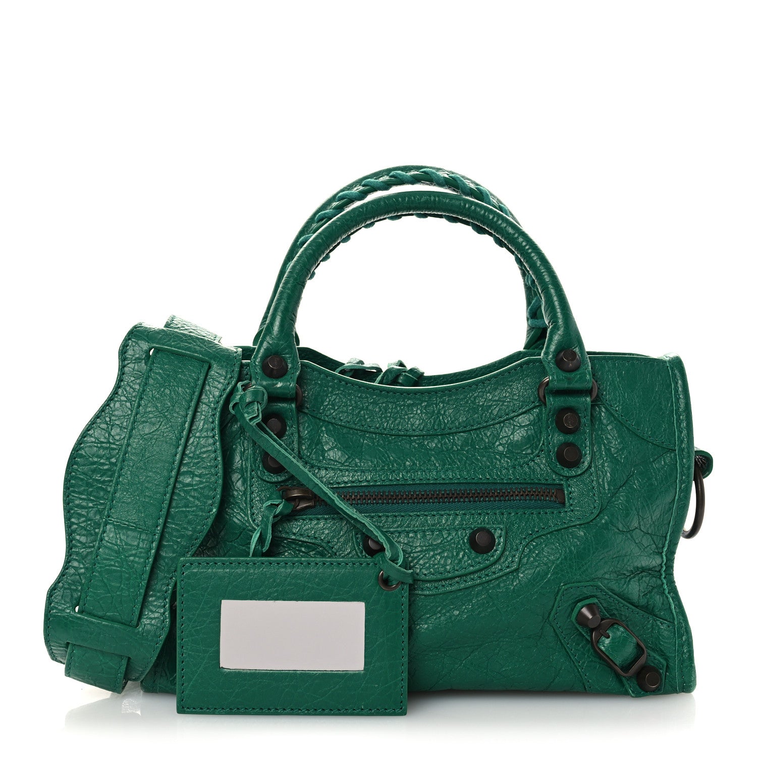 Balenciaga Agneau Classic Hardware Mini City Vert Perroquet 3 of 12
