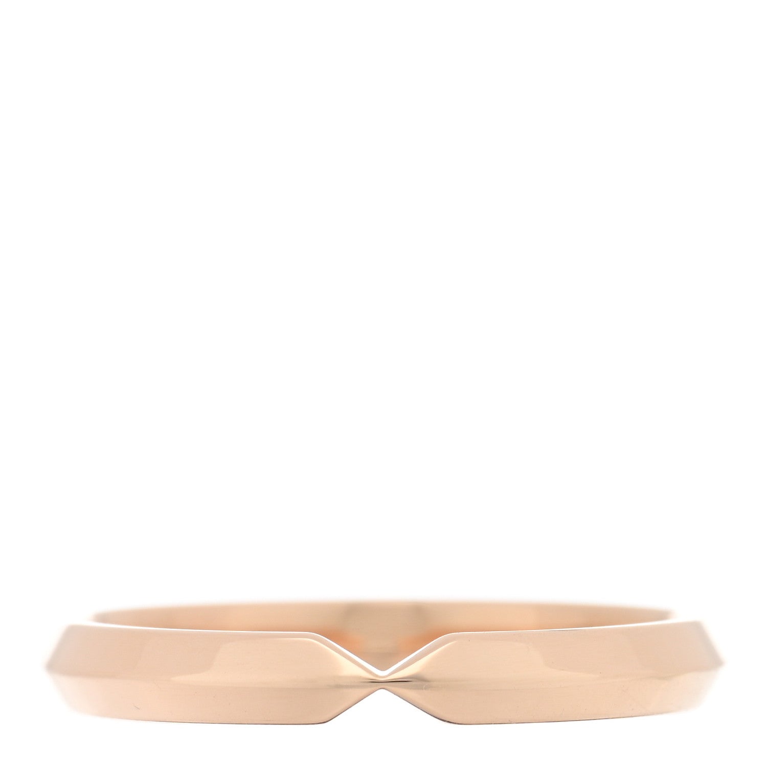 Tiffany 18K Rose Gold Nesting Narrow Band Ring 50 5.5 1 of 4