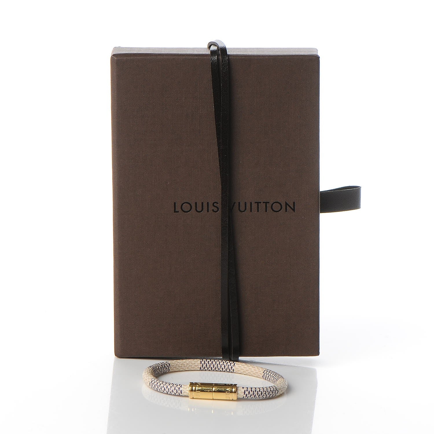 Louis Vuitton Damier Azur Keep It Bracelet 17 5 of 5