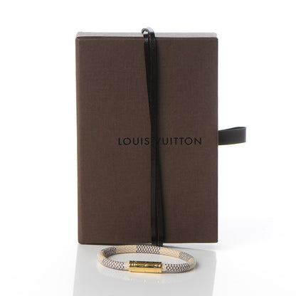 Louis Vuitton Damier Azur Keep It Bracelet 17 5 of 5