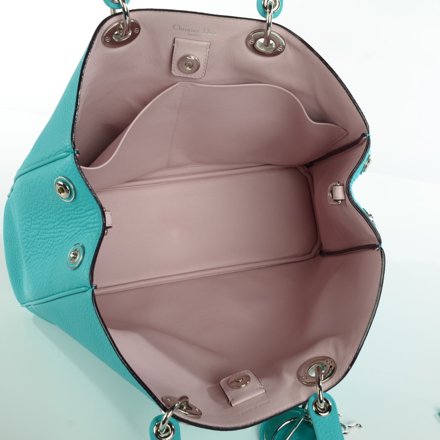 Bullcalf Large Diorissimo Tote Turquoise