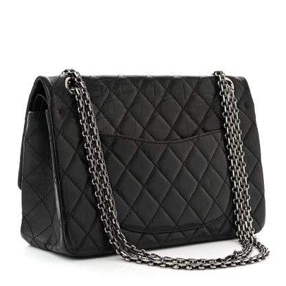 Chanel Aged Calfskin Quilted 2.55 Reissue 226 Flap Black 3 of 10