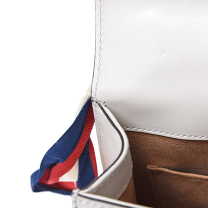 Gucci Calfskin Mini Sylvie Chain Shoulder Bag White 15 of 15