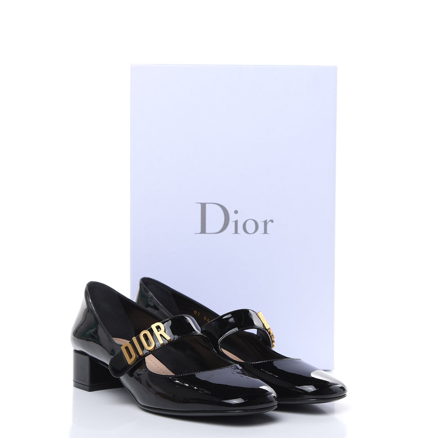 Christian Dior Patent Baby-D Ballet Pumps 39.5 Black 9 of 9