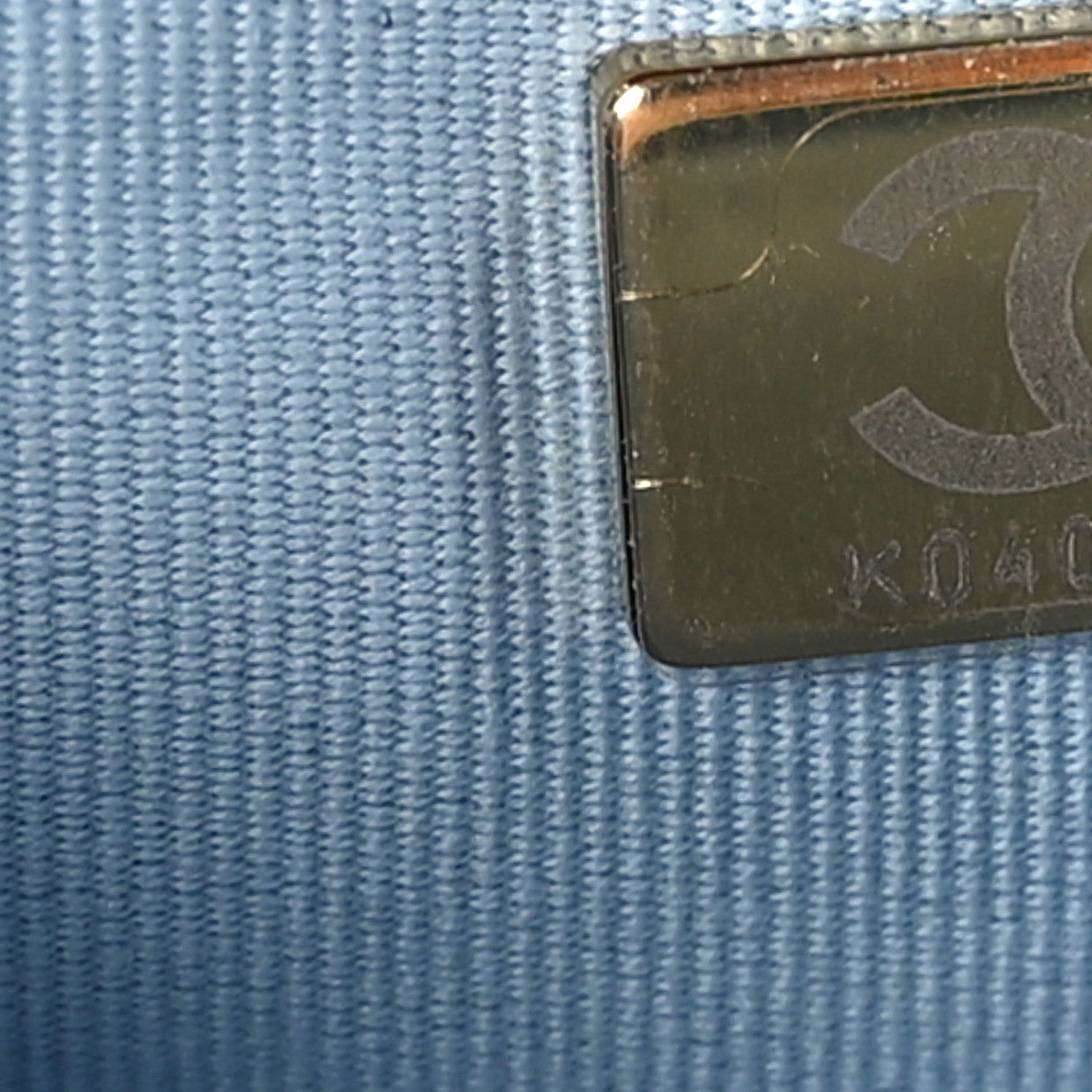 Chanel Caviar Quilted Wallet on Chain WOC Light Blue 8 of 10