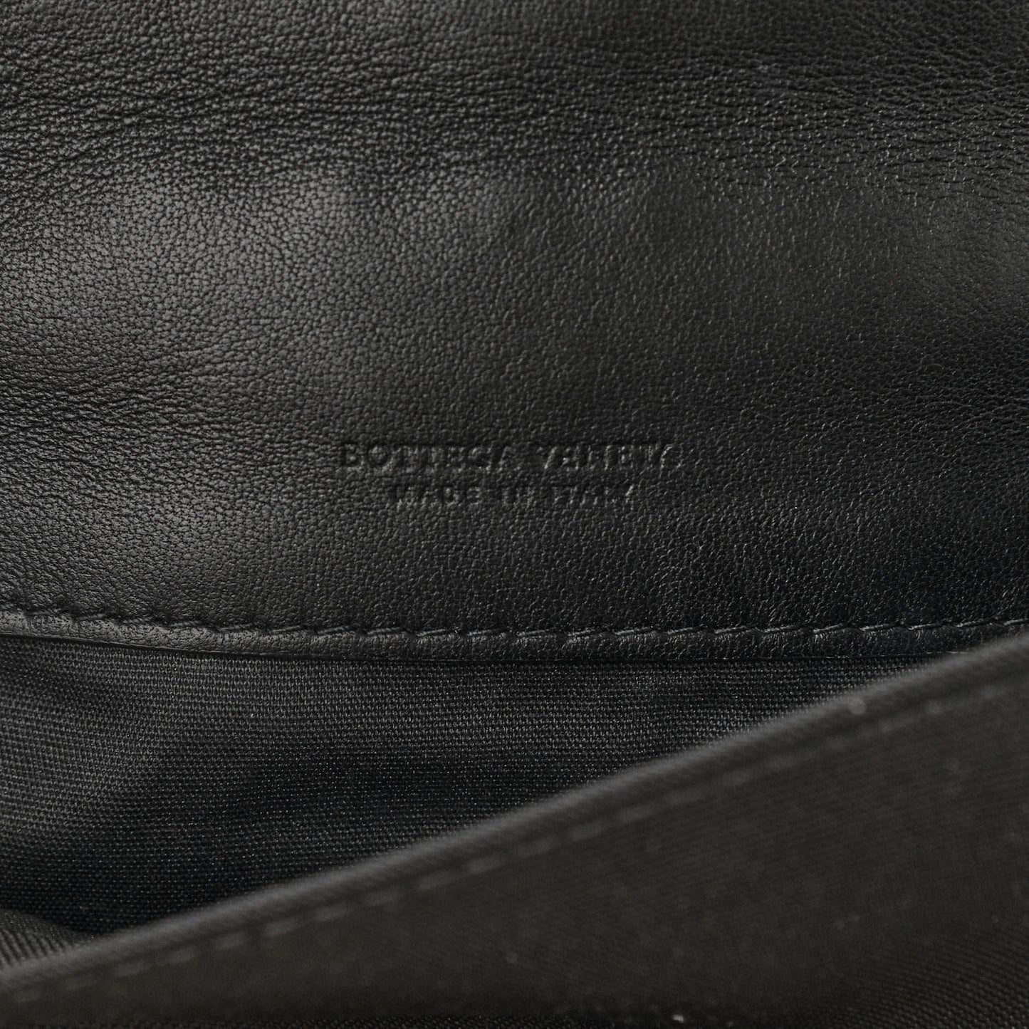Nappa Intrecciato Nylon High Tech Crossbody Pouch Black