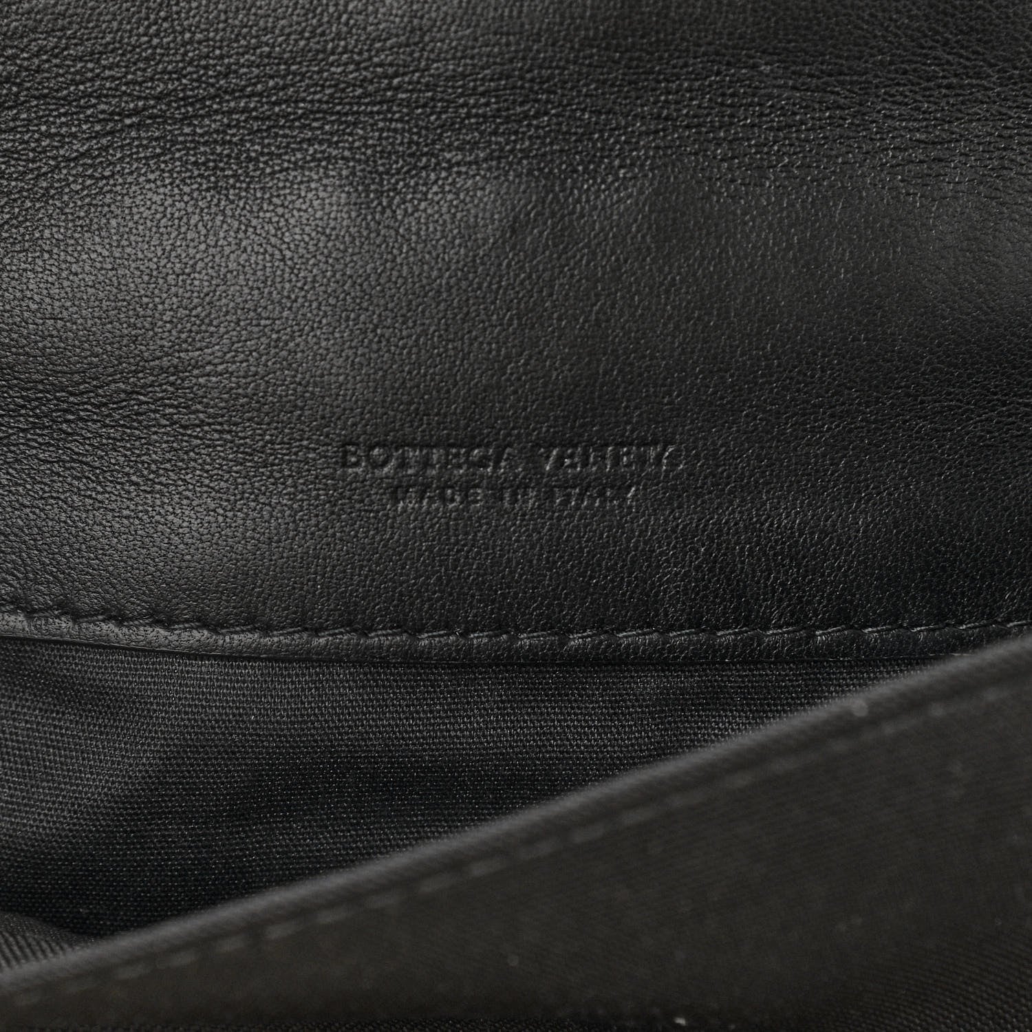 Bottega Veneta Nappa Intrecciato Nylon High Tech Crossbody Pouch Black 7 of 10