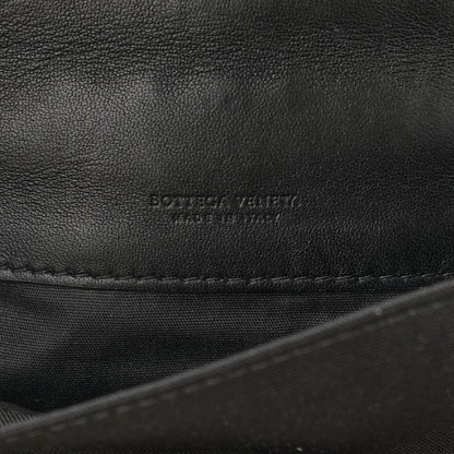 Bottega Veneta Nappa Intrecciato Nylon High Tech Crossbody Pouch Black 7 of 10