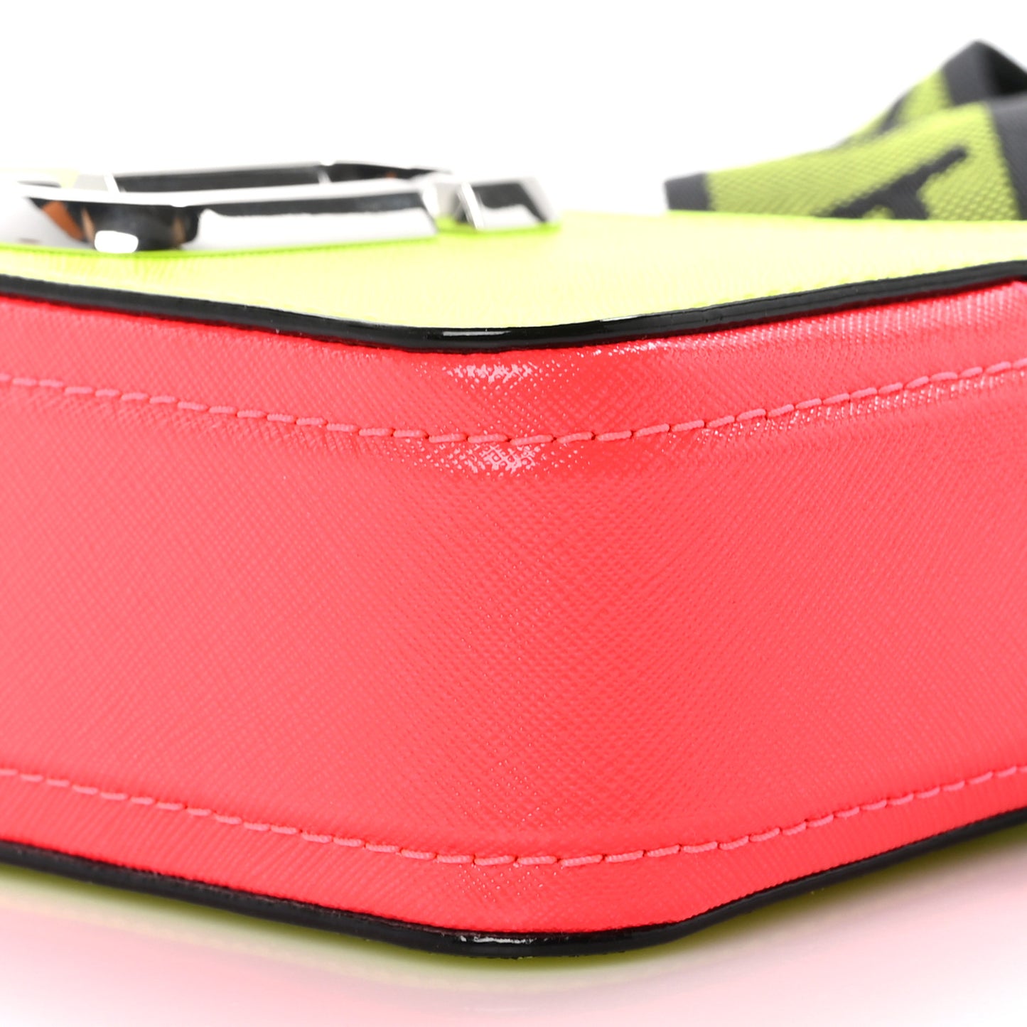 Saffiano Small Snapshot Camera Bag Bright Yellow